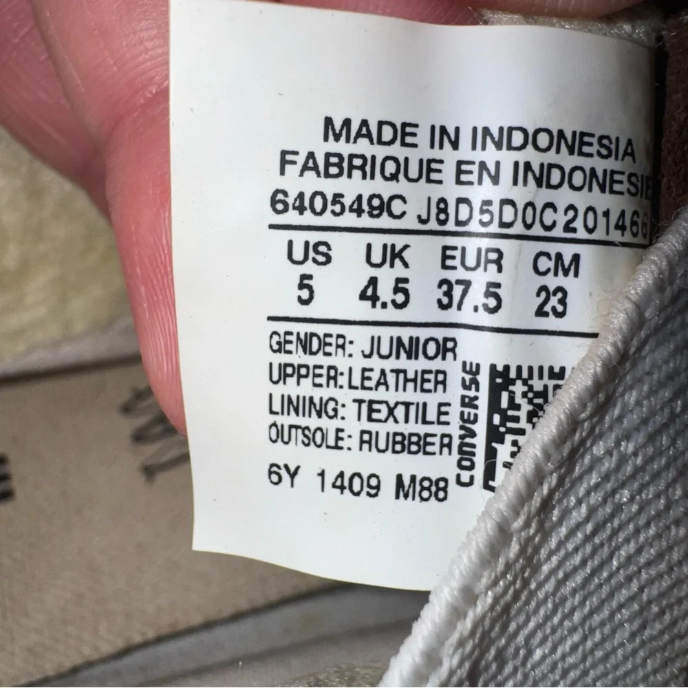 Converse Brown Leather Sneakers
